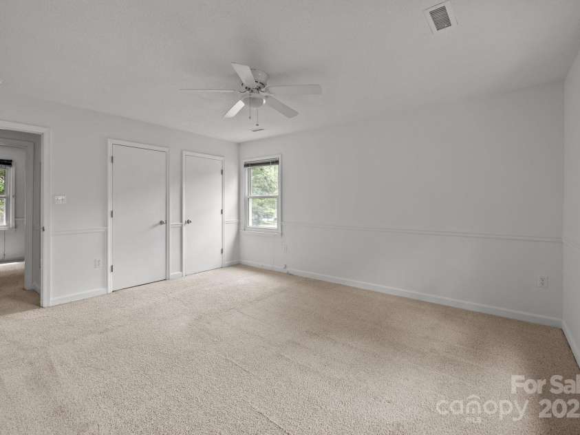 906 Wishing Well Lane, Charlotte, NC 28270.  MLS# CAR4269640, YatesRealty ID 21928. Primary bedroom