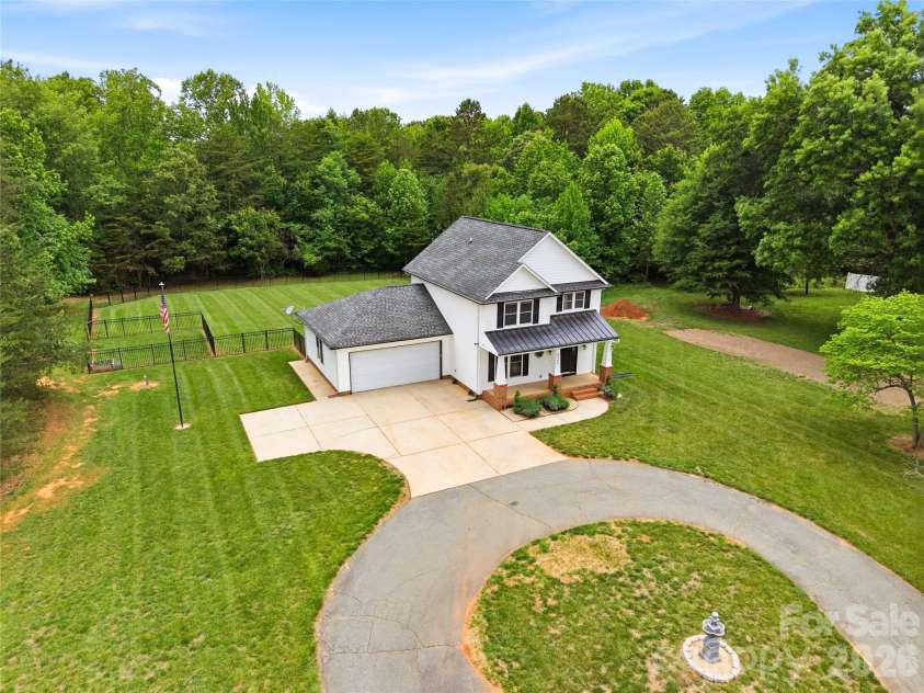 4945 Grassy Creek Road, Denver, NC 28037.  MLS# CAR4380541, YatesRealty ID 21933. Aerial View of Home