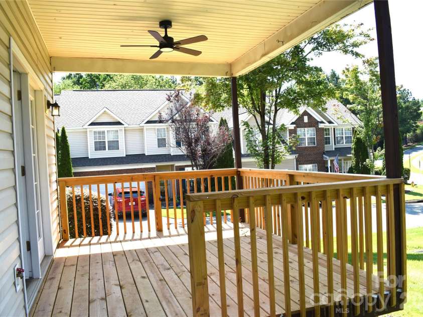 10932 STONE TRAIL Road, Charlotte, NC 28213.  MLS# CAR4410560, YatesRealty ID 21935. Covered Deck