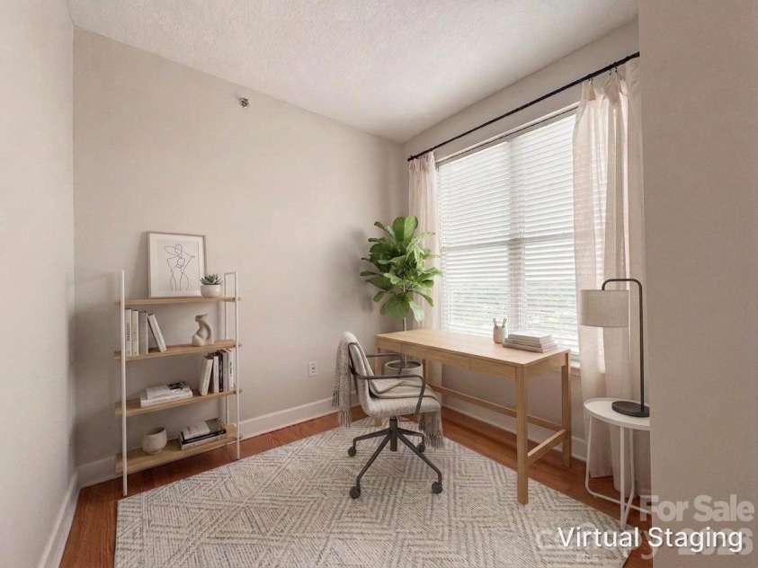 1315 East Boulevard, Charlotte, NC 28203.  MLS# CAR4387857, YatesRealty ID 2195. Virtually Staged option for home office