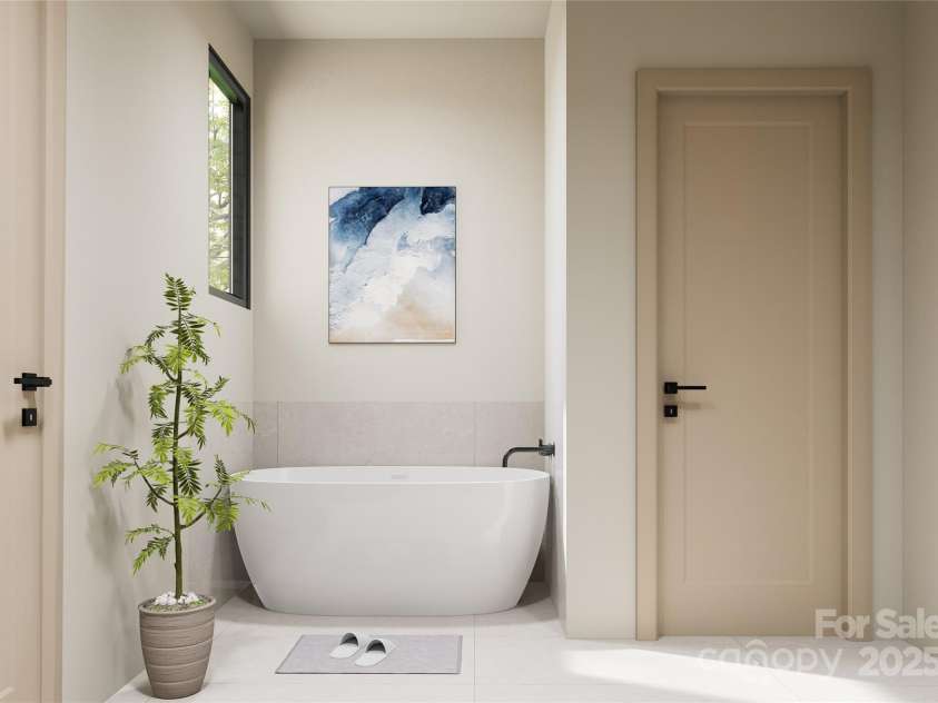 508 Hearthstone Way, Horse Shoe, NC 28742.  MLS# CAR4228275, YatesRealty ID 2195. Owners Suite Bathroom
