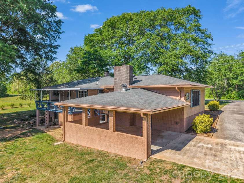 2521 Cat Square Road, Vale, NC 28168.  MLS# CAR4367429, YatesRealty ID 21955. Attached carport