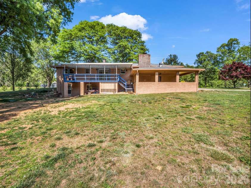 2521 Cat Square Road, Vale, NC 28168.  MLS# CAR4367429, YatesRealty ID 21955. Back