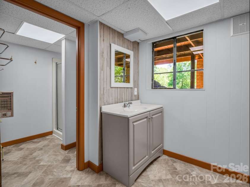 2521 Cat Square Road, Vale, NC 28168.  MLS# CAR4367429, YatesRealty ID 21955. Bathroom in basement