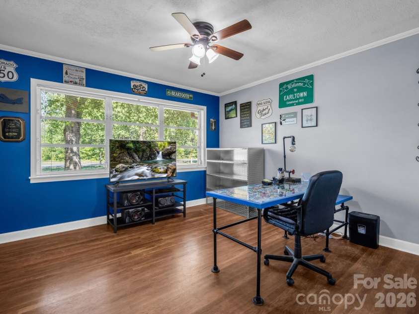 2521 Cat Square Road, Vale, NC 28168.  MLS# CAR4367429, YatesRealty ID 21955. Original LR - used as office