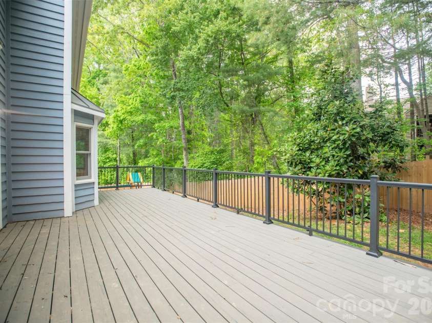 1002 Windsor Drive, Asheville, NC 28803.  MLS# CAR4413516, YatesRealty ID 21960. Back deck