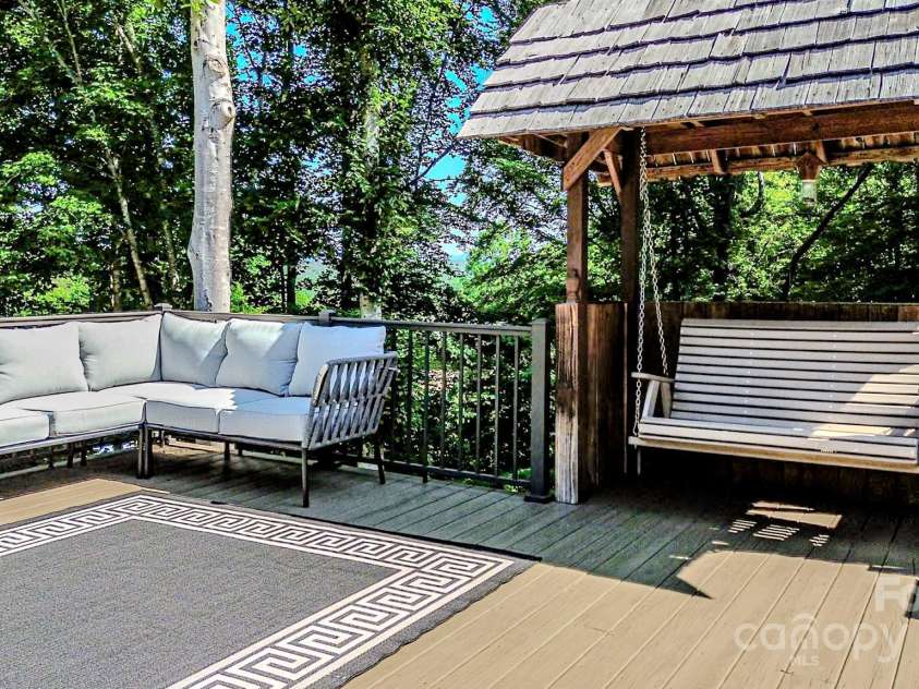 133 Sassafras Hill Drive, Rutherfordton, NC 28139.  MLS# CAR4274225, YatesRealty ID 21966. Back Deck