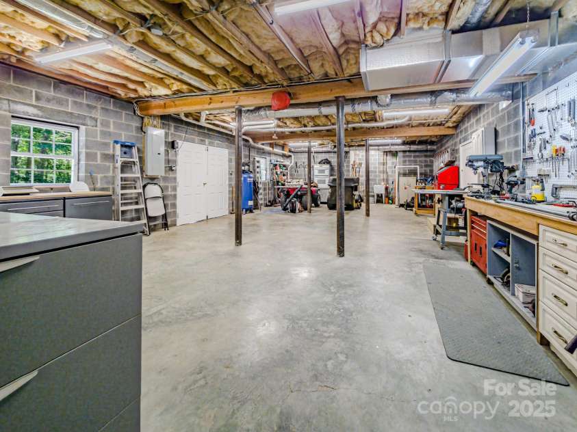 133 Sassafras Hill Drive, Rutherfordton, NC 28139.  MLS# CAR4274225, YatesRealty ID 21966. Basement