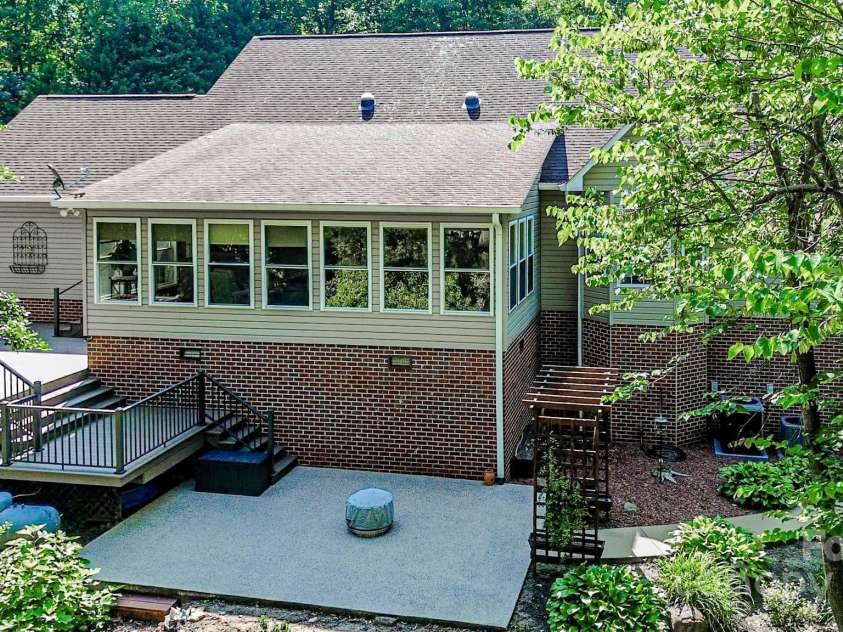 133 Sassafras Hill Drive, Rutherfordton, NC 28139.  MLS# CAR4274225, YatesRealty ID 21966. Rear of Home