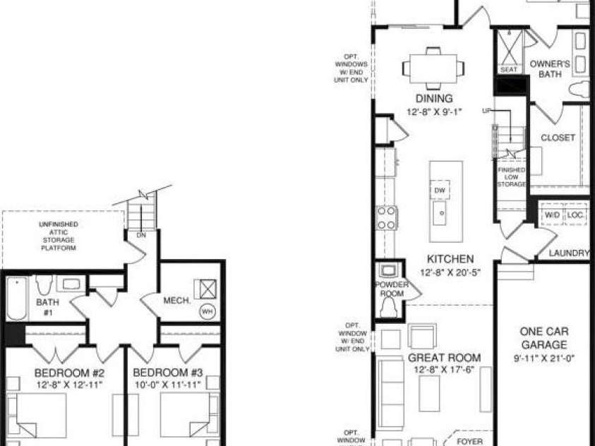121 Jameson Park Drive, Troutman, NC 28166.  MLS# CAR4274974, YatesRealty ID 21977. Nassau Cove Floor Plan
