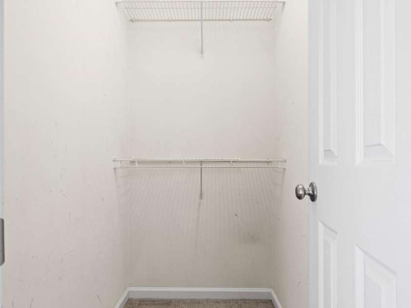 5821 Rowan Way, Charlotte, NC 28214.  MLS# CAR4380233, YatesRealty ID 21987. Primary Bedroom Closet that runs deep 