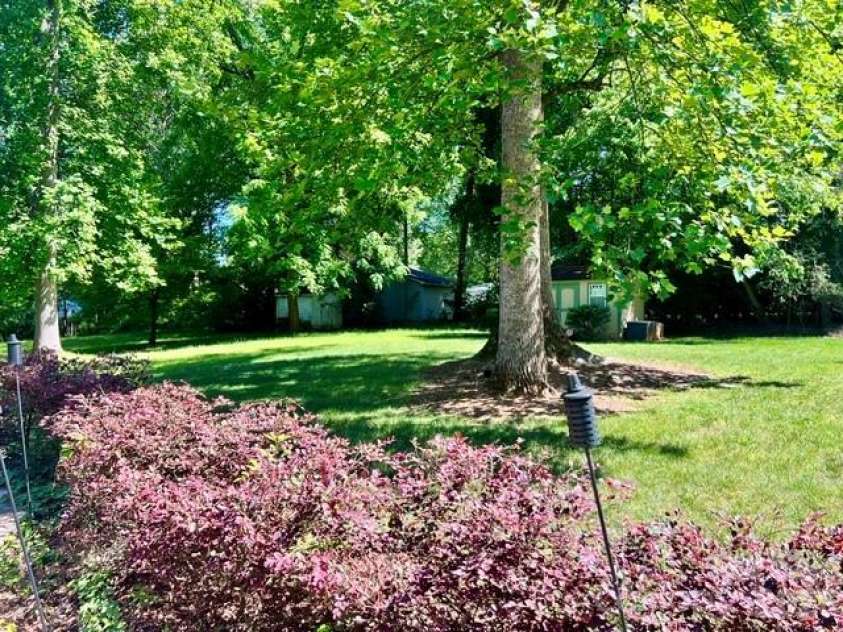 5821 Rowan Way, Charlotte, NC 28214.  MLS# CAR4380233, YatesRealty ID 21987. Spring has sprung in the backyard