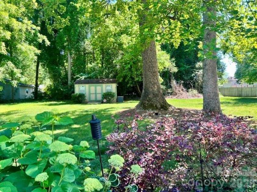 5821 Rowan Way, Charlotte, NC 28214.  MLS# CAR4380233, YatesRealty ID 21987. Spring has sprung in the backyard