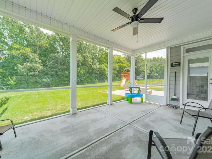 849 Yucatan Drive, Waxhaw, NC 28173.  MLS# CAR4281453, YatesRealty ID 2199. Screened-in porch