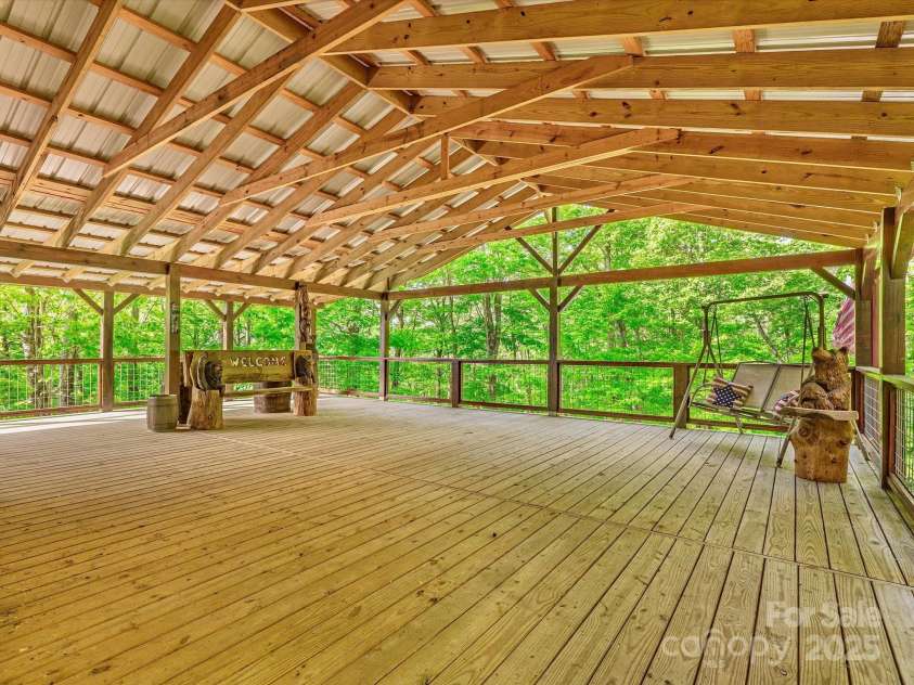 287 Sara Ridge Road, Waynesville, NC 28786.  MLS# CAR4260530, YatesRealty ID 21997. Enjoy summer nights here