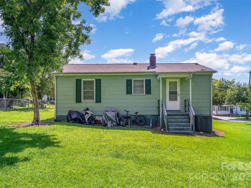 422 Wilson Street, Mount Holly, NC 28120.  MLS# CAR4272159, YatesRealty ID 22001. Back of 225 N Alexander