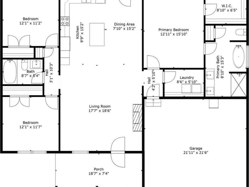 201 5th Avenue, Maiden, NC 28650.  MLS# CAR4267558, YatesRealty ID 22009. 