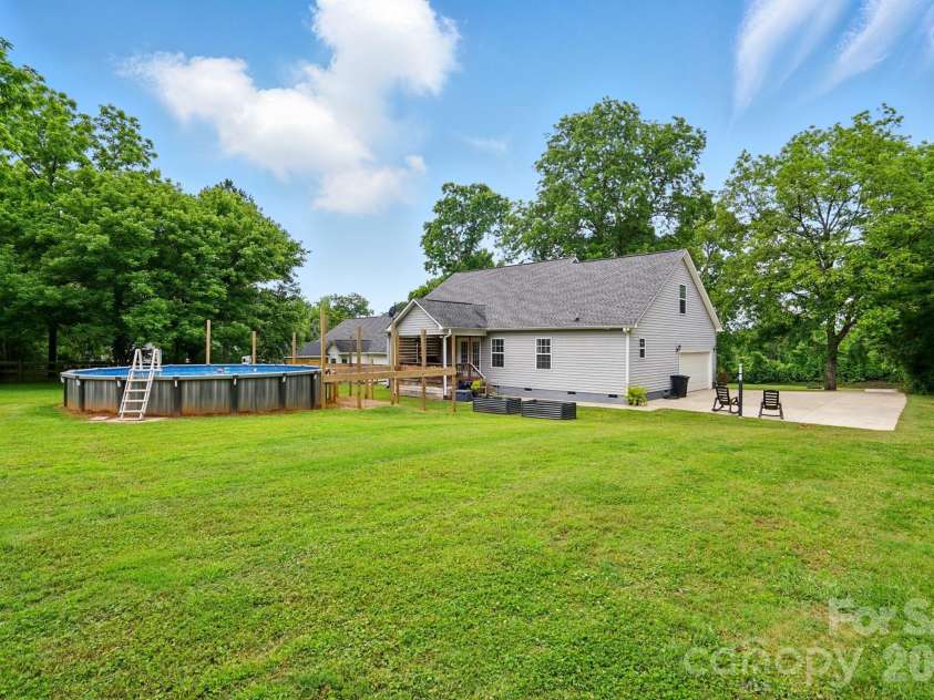 1621 California Road, York, SC 29745.  MLS# CAR4266060, YatesRealty ID 22017. Backyard