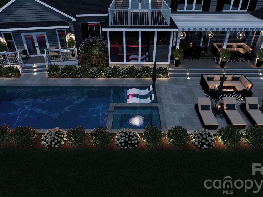 107 Beachview Drive, Mooresville, NC 28117.  MLS# CAR4377535, YatesRealty ID 22019. Pool Rendering - ask for more details