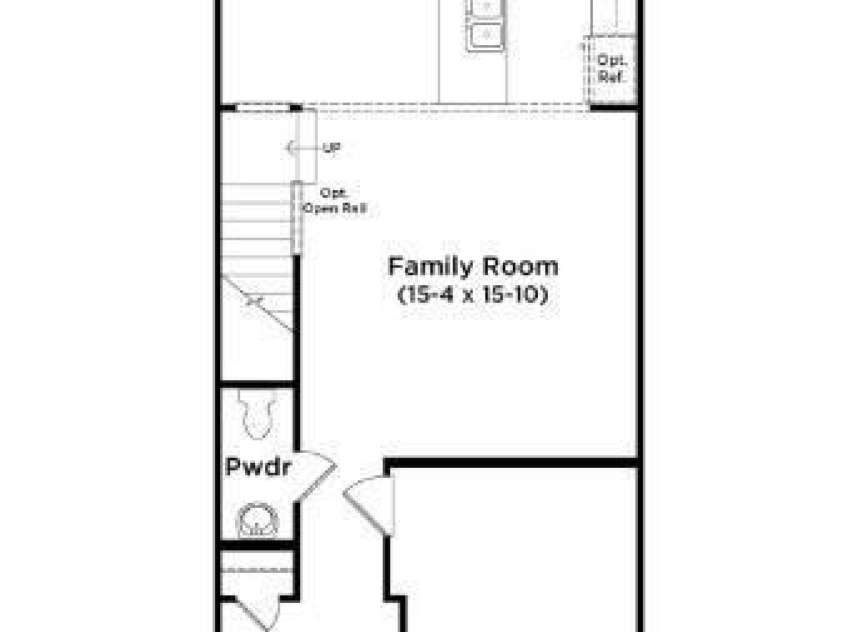 2233 Gladwyne Place, Charlotte, NC 28269.  MLS# CAR4330760, YatesRealty ID 2202. First Floor Plan