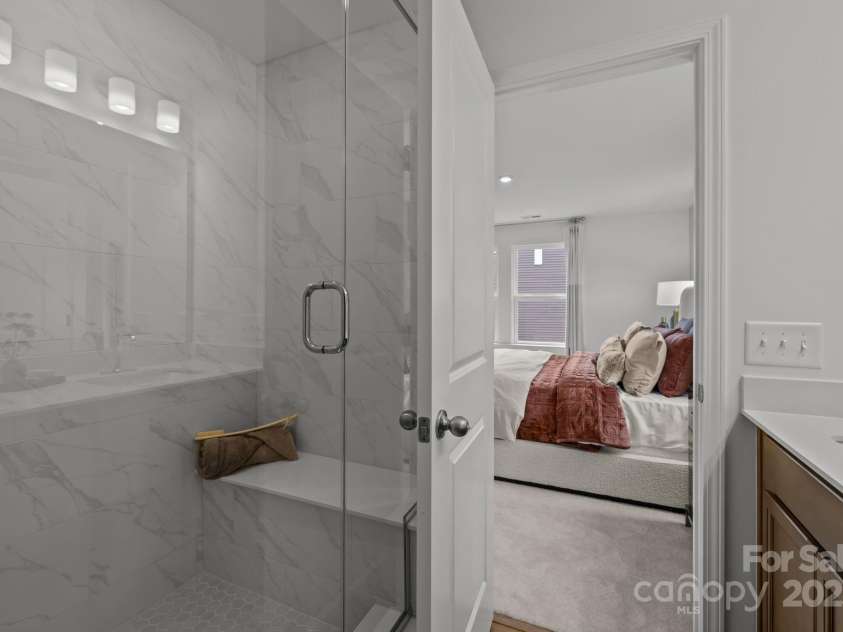 2233 Gladwyne Place, Charlotte, NC 28269.  MLS# CAR4330760, YatesRealty ID 2202. Representative Photo from Model - Owner's Bathroom