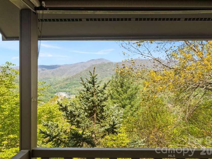 821 Summit Drive, Maggie Valley, NC 28751.  MLS# CAR4371108, YatesRealty ID 22022. Long range views