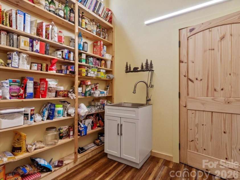 183 Mayfly Court, Spruce Pine, NC 28777.  MLS# CAR4377754, YatesRealty ID 22025. Pantry