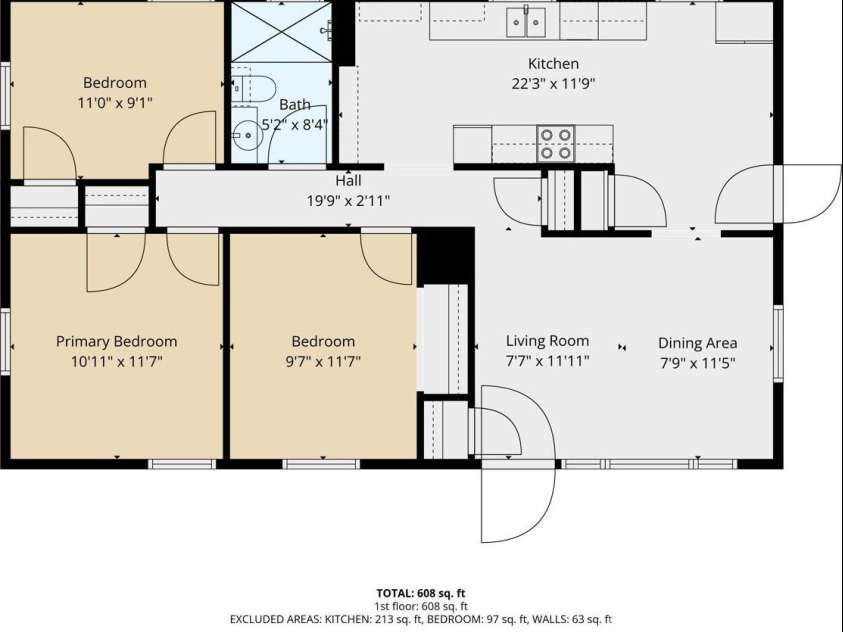 156 Old Sweetwater Road, Robbinsville, NC 28771.  MLS# CAR4381847, YatesRealty ID 22027. Floorplan