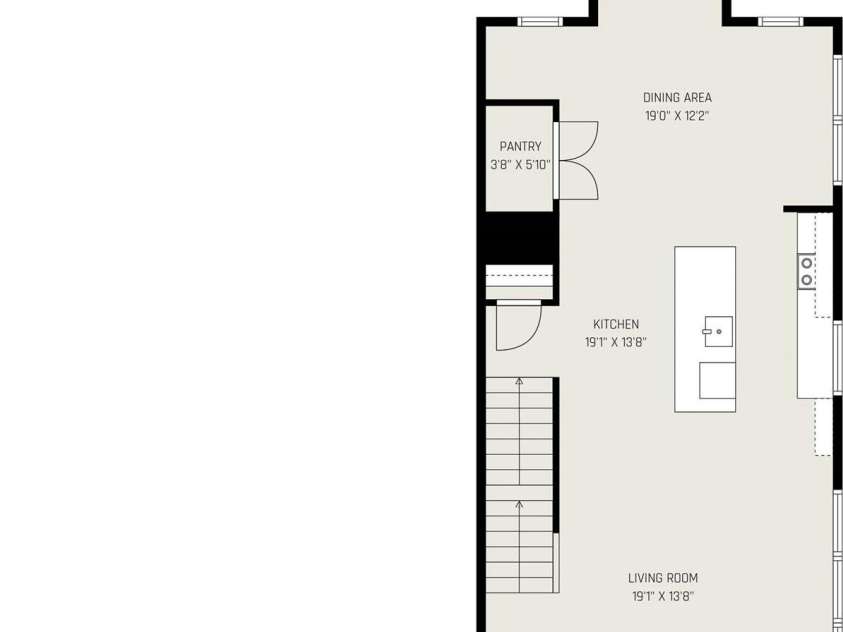 1412 4th Street, Charlotte, NC 28208.  MLS# CAR4246261, YatesRealty ID 22032. Floorplan 2nd floor