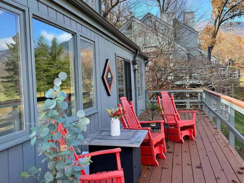 145 Townhouse Drive, Burnsville, NC 28714.  MLS# CAR4242212, YatesRealty ID 2204. Back deck is perfect for relaxing or entertaining