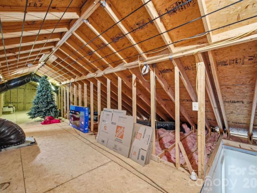 305 Hedrick Lambe Drive, Salisbury, NC 28146.  MLS# CAR4381504, YatesRealty ID 22040. Attic Storage