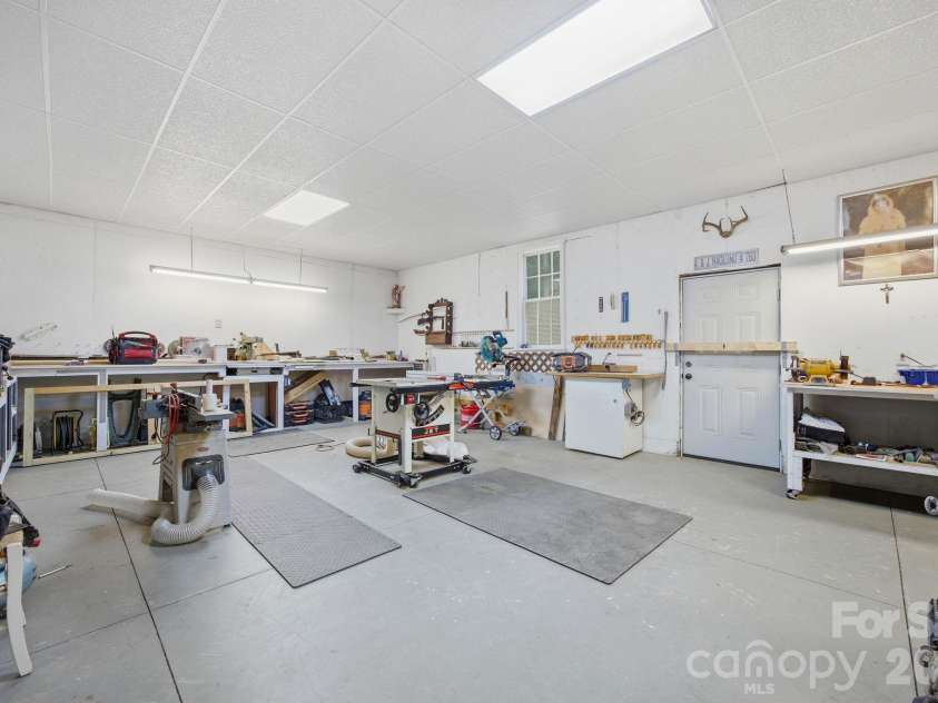 305 Hedrick Lambe Drive, Salisbury, NC 28146.  MLS# CAR4381504, YatesRealty ID 22040. Large Working Shop