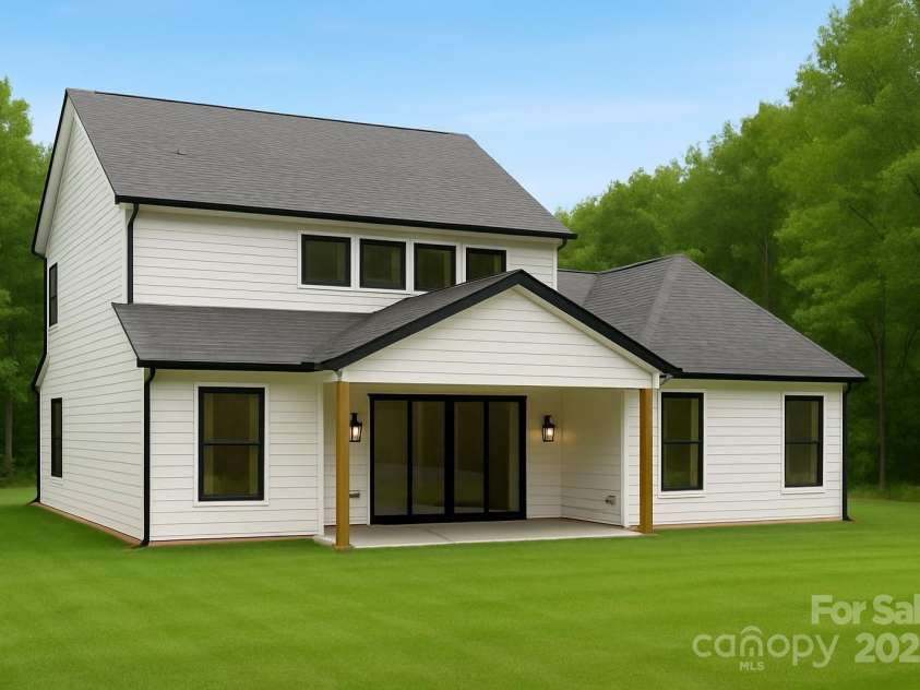 3119 Shenandoah Avenue, Charlotte, NC 28205.  MLS# CAR4268302, YatesRealty ID 22043. Covered back porch with double sliding glass doors to the living room