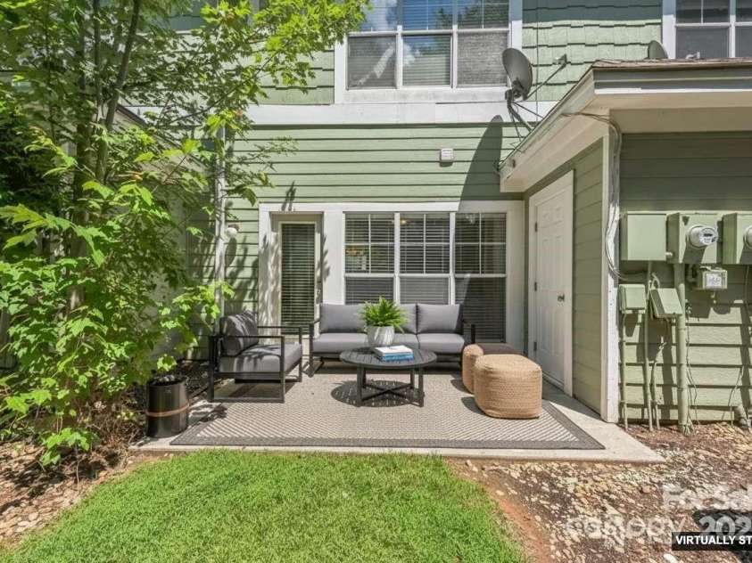 17431 Tuscany Lane, Cornelius, NC 28031.  MLS# CAR4272673, YatesRealty ID 22048. Patio- virtual staging