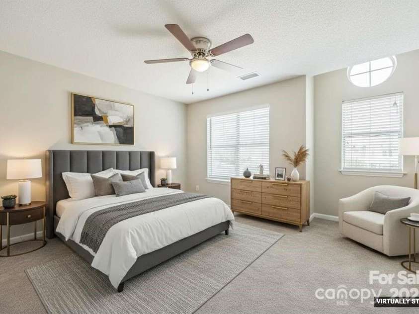 17431 Tuscany Lane, Cornelius, NC 28031.  MLS# CAR4272673, YatesRealty ID 22048. Secondary virtually bedroom staged