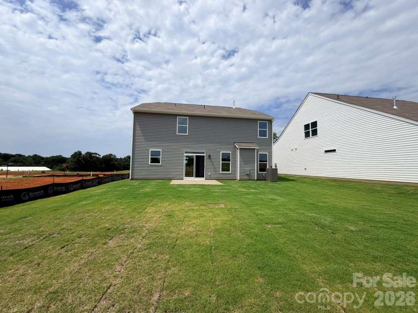 120 Swing Lane, Troutman, NC 28166.  MLS# CAR4382366, YatesRealty ID 22049. Backyard