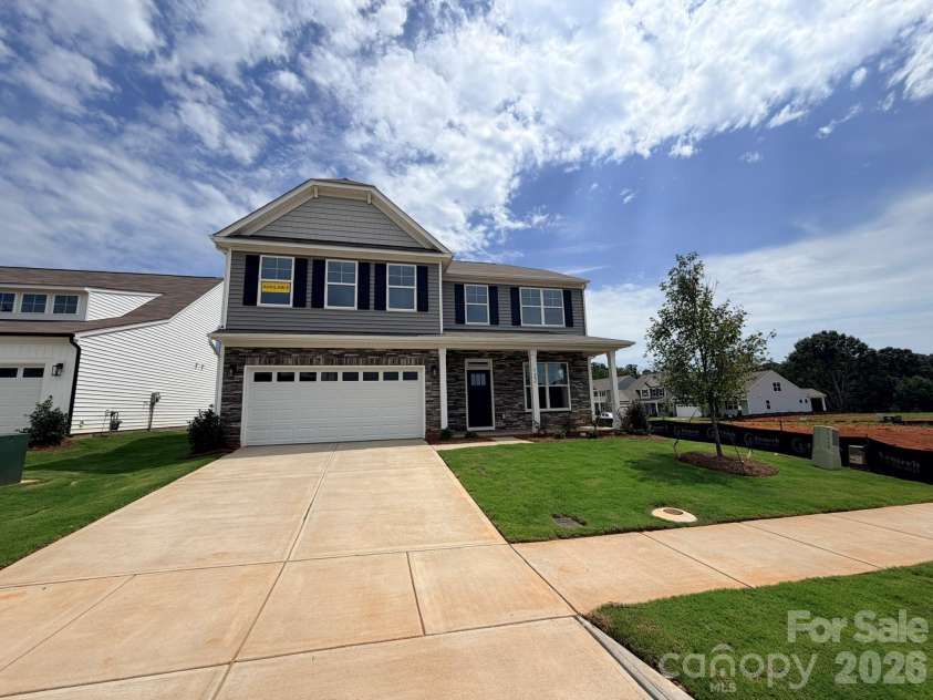 120 Swing Lane, Troutman, NC 28166.  MLS# CAR4382366, YatesRealty ID 22049. Homesite 159 features a Wilmington D floorplan