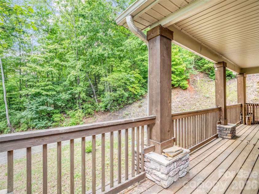 227 Snug Harbor Circle, Lake Lure, NC 28746.  MLS# CAR4380922, YatesRealty ID 22064. Porch facing Lake Lure