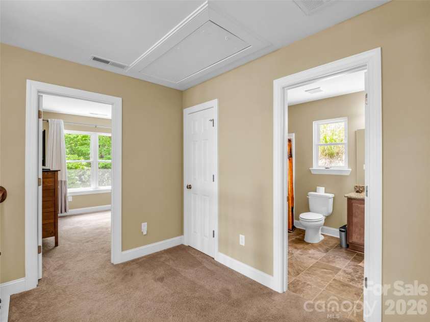227 Snug Harbor Circle, Lake Lure, NC 28746.  MLS# CAR4380922, YatesRealty ID 22064. Upper bath and bedroom