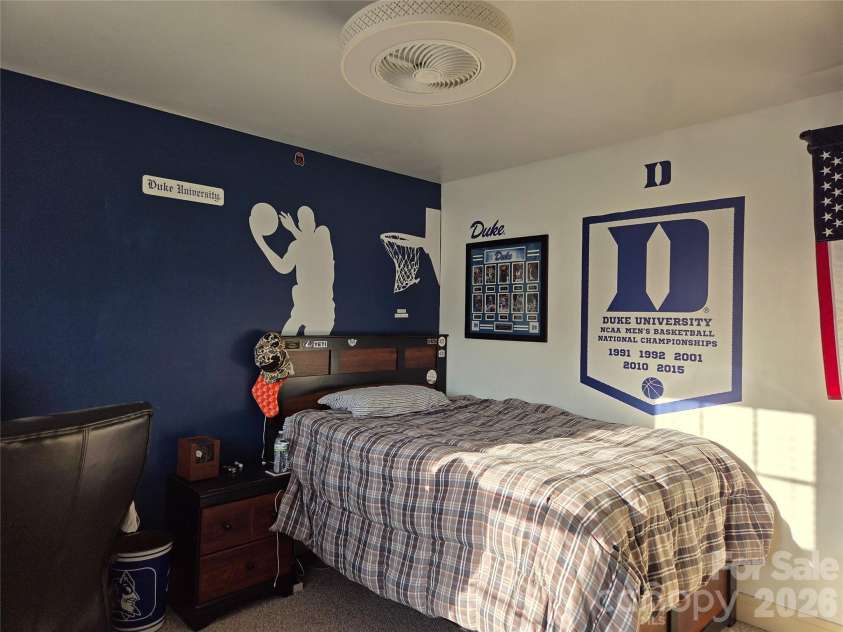 5510 Land Harbour Drive, Granite Falls, NC 28630.  MLS# CAR4382565, YatesRealty ID 22067. Bedroom upstairs