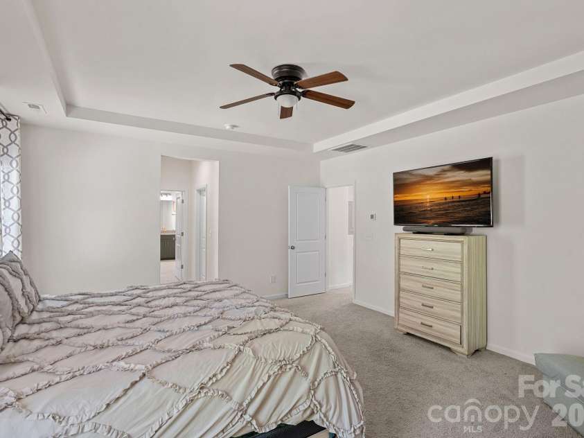 4184 Charlton Road, Fort Mill, SC 29715.  MLS# CAR4381943, YatesRealty ID 22069. Primary bedroom upper level