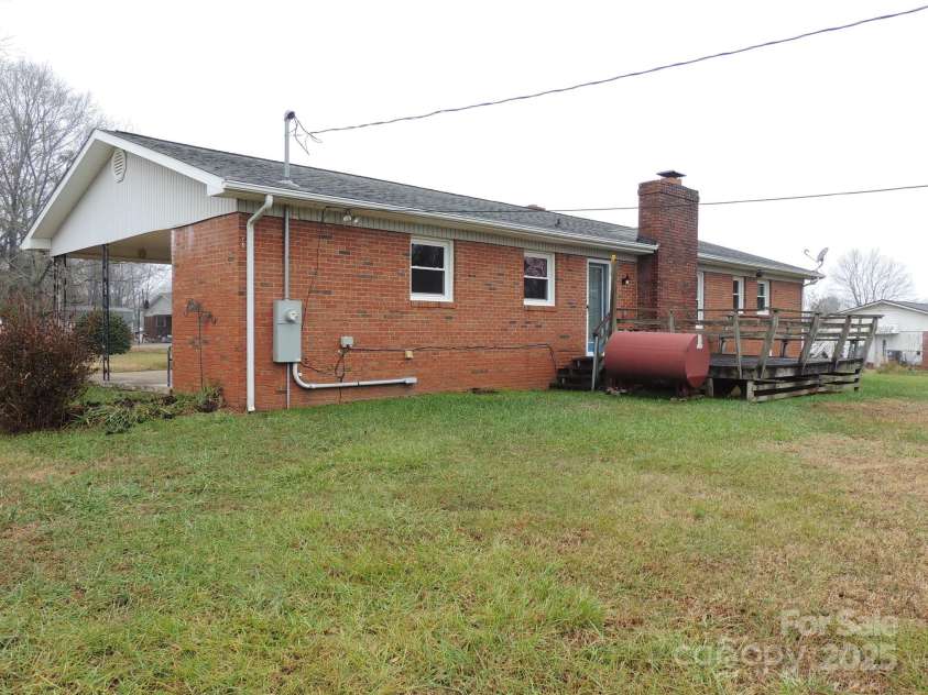 200 Allen Loop Road, Rutherfordton, NC 28139.  MLS# CAR4211065, YatesRealty ID 2208. Back of Home
