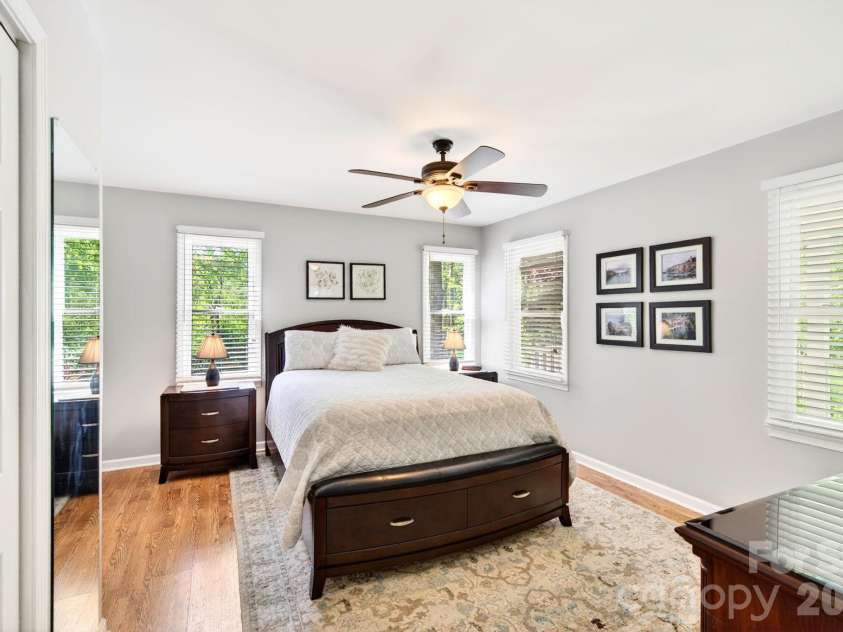 29 Blueberry Lane, Fairview, NC 28730.  MLS# CAR4374304, YatesRealty ID 22087. Main level primary suite with walk-in closet