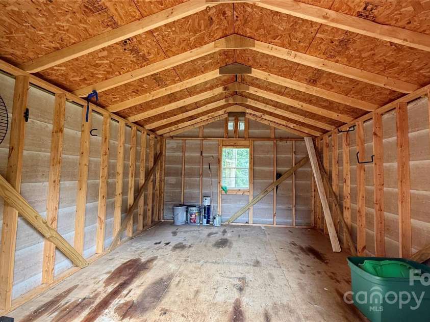 1057 Bethlehem Church Road, Grover, NC 28073.  MLS# CAR4269483, YatesRealty ID 22089. Inside of large building.