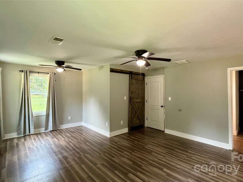 1057 Bethlehem Church Road, Grover, NC 28073.  MLS# CAR4269483, YatesRealty ID 22089. Rear BR With W.I.C and bathroom on Right