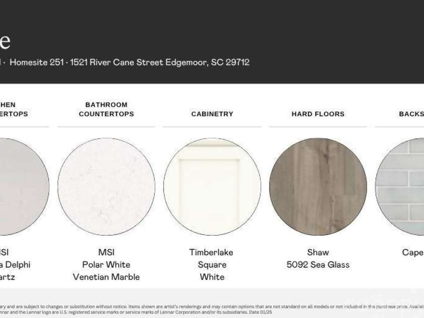 1521 River Cane Street, Edgemoor, SC 29712.  MLS# CAR4270279, YatesRealty ID 22098. Selections