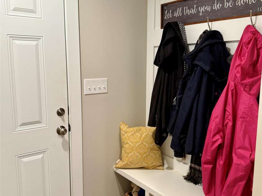 103 Falls Street, Lawndale, NC 28090.  MLS# CAR4338750, YatesRealty ID 22104. Mud room drop zone