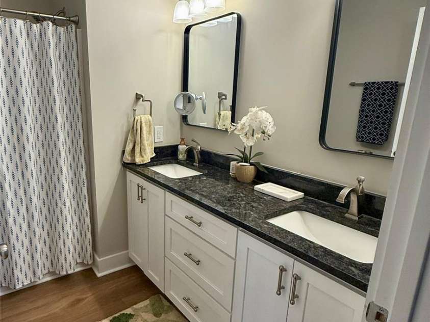 103 Falls Street, Lawndale, NC 28090.  MLS# CAR4338750, YatesRealty ID 22104. Primary bath w/ dual sink vanity