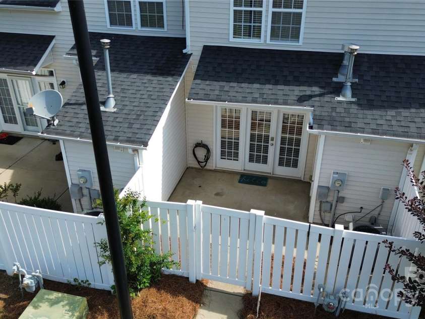4151 Town Center Road, Harrisburg, NC 28075.  MLS# CAR4268693, YatesRealty ID 22105. Rear Patio