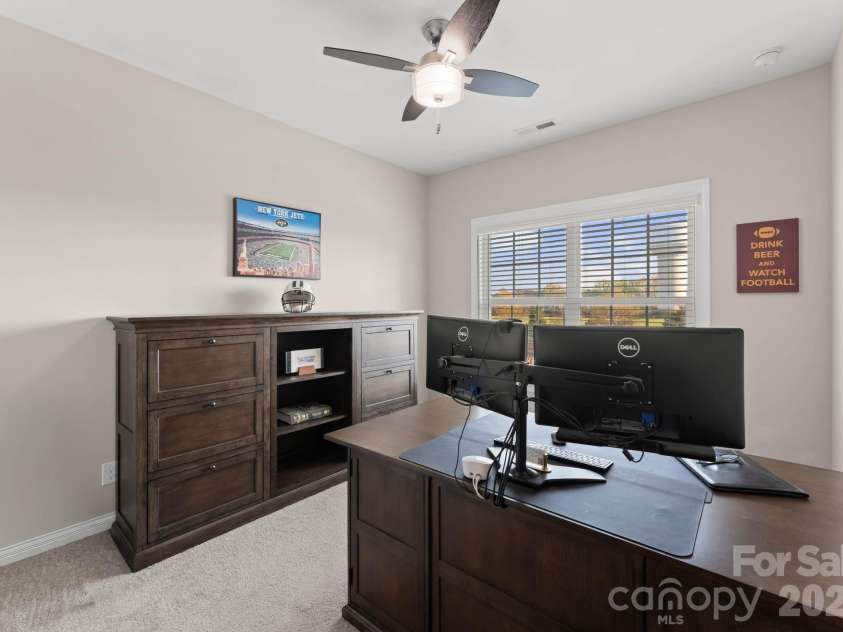 1053 Harlow's Crossing Drive, Matthews, NC 28104.  MLS# CAR4353232, YatesRealty ID 22111. Secondary bedroom or office